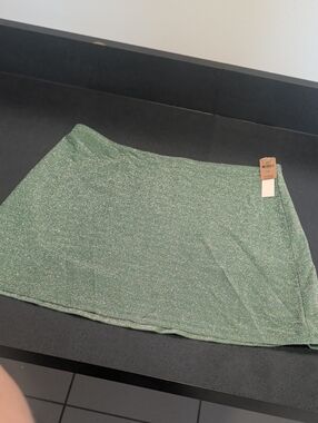 PINK Victoria's Secret Sparkling Green Bathing Suit Cover Skirt